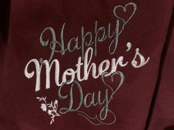 Happy Mother’s Day Fleece Sweatshirt Blanket